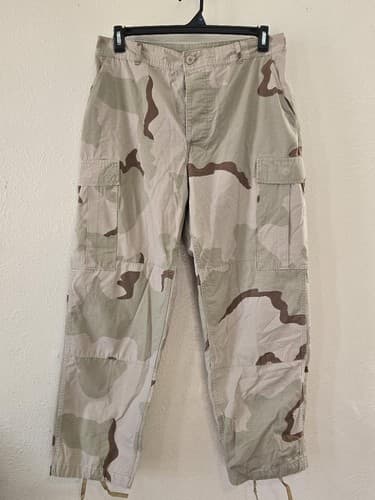 US Army DCU Desert Camo BDU Field Coat Jacket LARGE LONG NSN: 8415-01-327-5314