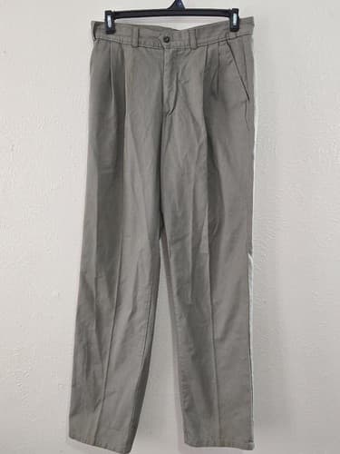 Patagonia Iron Clad Organic Cotton Chino Pants Men's 34x30 Flat Front Gray #DC64