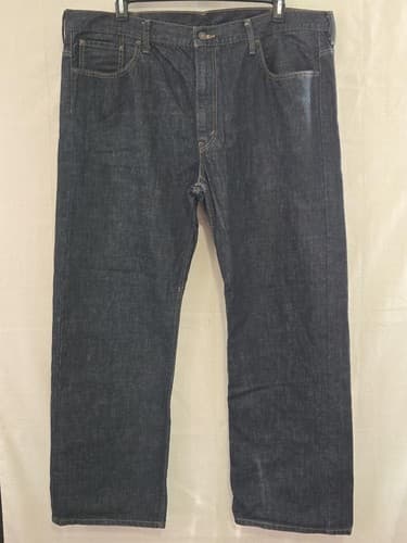 Levi's Men's Denim Jeans Dark Wash W42 L32 Straight Fit US 42x32 #DC64