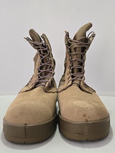Men's Hot Weather Combat Boots Panama Outsole Coyote Tan Sand US 14 R USMC Army - Thumbnail 2