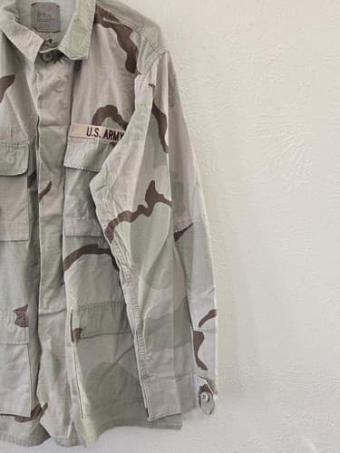 US Army DCU Desert Camo BDU Field Coat Jacket Large Long NSN: 8415-01-327-5314 - Thumbnail 3
