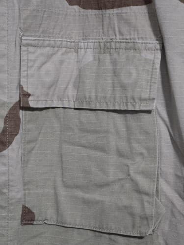 Vintage 1999 USGI DCU Jacket 3 Color Desert Camo LARGE SHORT NSN - Thumbnail 5