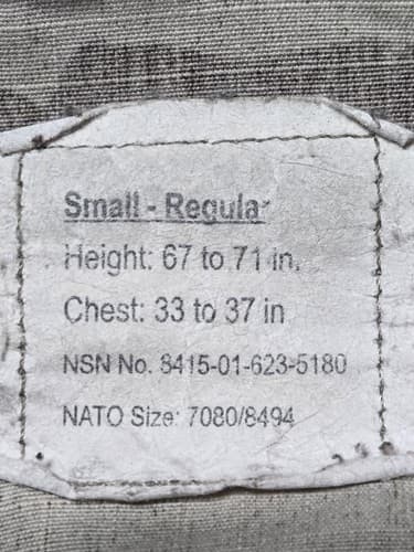 OCP Multicam Jacket Small/Regular NSN:8415-01-623-5180 #J73j - Thumbnail 7