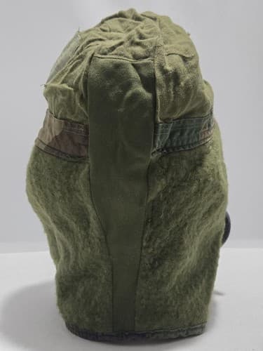 USGI M81 Woodland Camo Cold Weather BDU Helmet Liner Cap Pile Hat Size 7 3/4 - Thumbnail 8