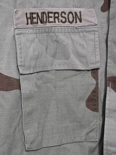 Vintage 1999 USGI DCU Jacket 3 Color Desert Camo LARGE SHORT NSN - Thumbnail 4