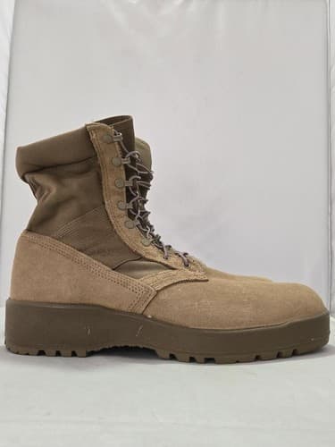 Men's Hot Weather Combat Boots Panama Outsole Coyote Tan Sand US 14 R USMC Army - Thumbnail 3