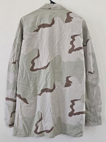 US Army DCU Desert Camo BDU Field Coat Jacket Large Long NSN: 8415-01-327-5314 - Thumbnail 6
