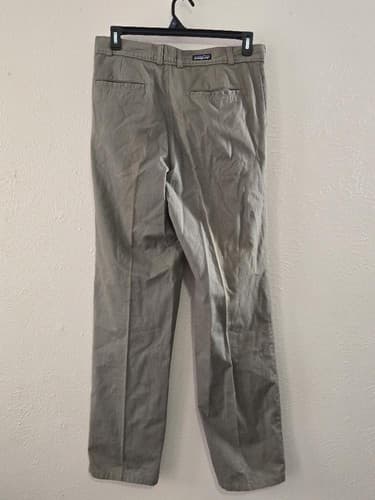 Patagonia Iron Clad Organic Cotton Chino Pants Men's 34x30 Flat Front Gray #DC64 - Thumbnail 2