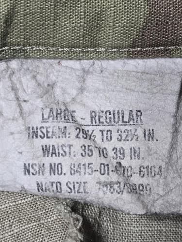IHWCU Multicam Pants Large/Regular NSN:8415-01-670-6164 #J71j - Thumbnail 3