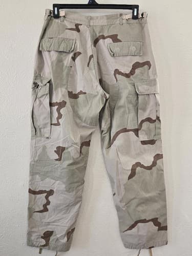 US Army DCU Desert Camo BDU Field Coat Jacket LARGE LONG NSN: 8415-01-327-5314 - Thumbnail 2