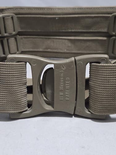 USGI MOLLE II Medium Rucksack Waist Belt Multicam OCP Coyote Tan Army #DC64 - Thumbnail 2