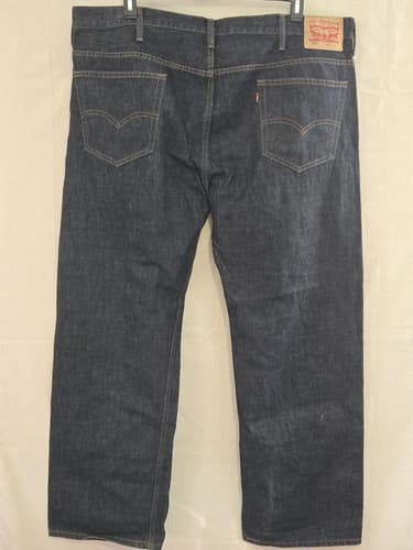 Levi's Men's Denim Jeans Dark Wash W42 L32 Straight Fit US 42x32 #DC64 - Thumbnail 2