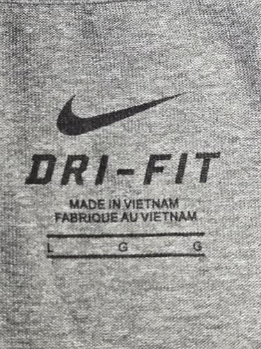 Ranger Nike Dri-FIT Men's Grey Short Sleeve Performance Training Shirt Size - Thumbnail 4