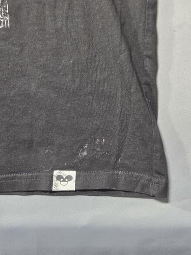 Deadmau5 Men's Black Short Sleeve Graphic T-Shirt Mau5head Logo Size Small #S11d - Thumbnail 4