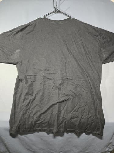 Halloween Men's Black Short Sleeve Graphic T-Shirt Spooky Pumpkin Size 2XL #S19h - Thumbnail 3