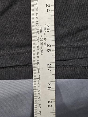 Hanes Heavyweight 50/50 Men's Short Sleeve T-Shirt Heather Gray Size XL #S88h - Thumbnail 8