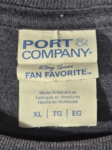 Port & Company Men's Short Sleeve Essential T-Shirt Heather Gray Size XL #S12p - Thumbnail 4