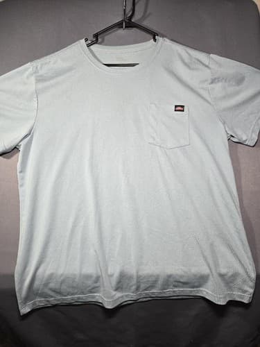 Dickies Men's Heathered Blue Short Sleeve Graphic T-Shirt Size 2XL #S13d