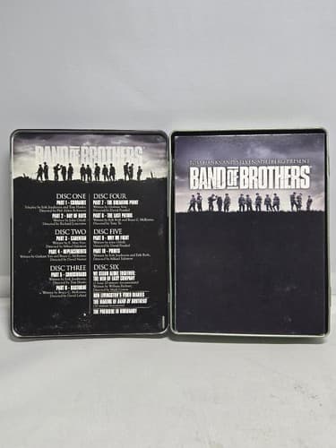 Band of Brothers DVD Set Complete HBO Miniseries 6-Disc Box Set Tin Collector - Thumbnail 4