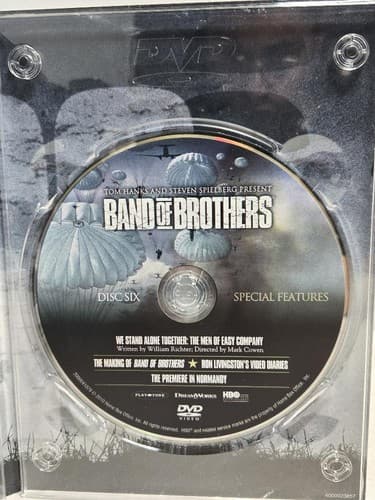 Band of Brothers DVD Set Complete HBO Miniseries 6-Disc Box Set Tin Collector - Thumbnail 11
