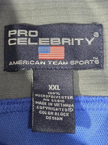 Pro Celebrity Men's Blue Short Sleeve Performance Polo Shirt Size XXL #S33p - Thumbnail 4