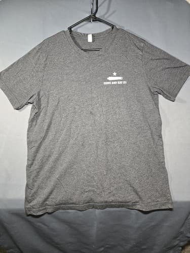 Come and Eat it Men's Short Sleeve Heather Gray T-Shirt Size XL #S18b