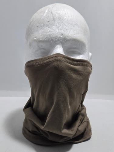Military Clothing Issued Brown/Tan Neck Gaiter NSN:8440-01-387-8509 #G75g