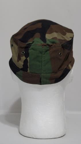 US Army Patrol Cap (SIZE: 7) BDU Camouflage Hot weather Style #87n - Thumbnail 3