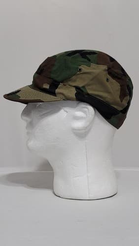 US Army Patrol Cap (SIZE: 7) BDU Camouflage Hot weather Style #87n - Thumbnail 4