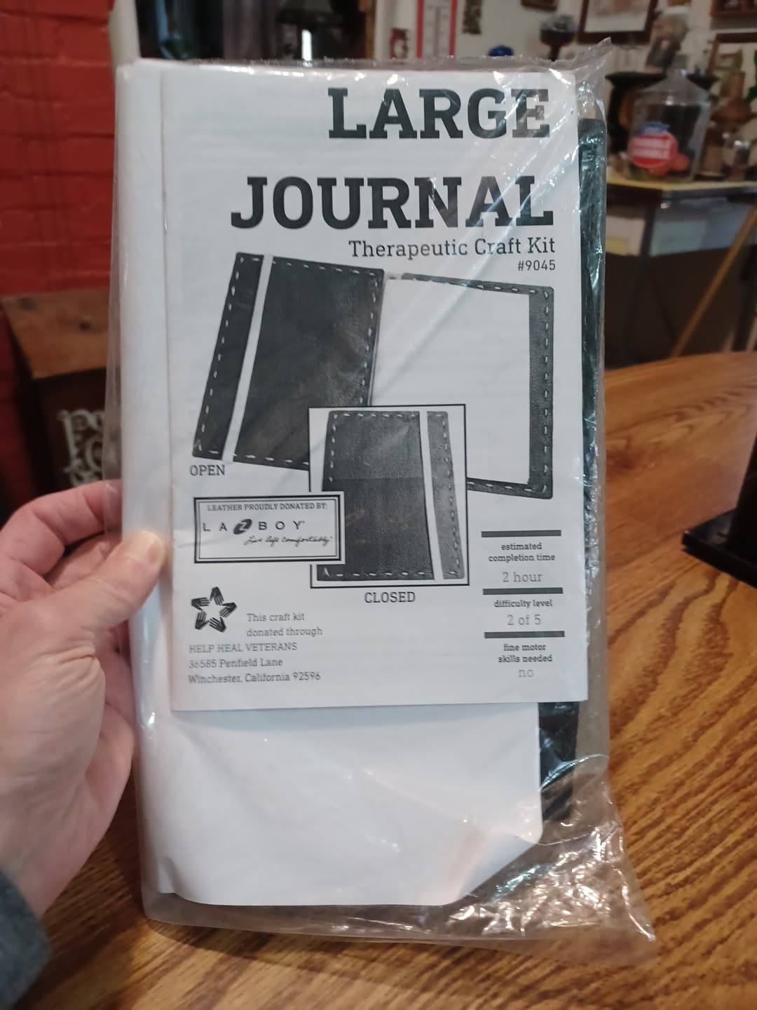 Therapeutic Craft Kit #9045 - Large Journal - NIP