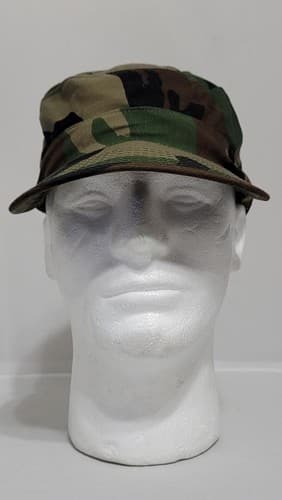 US Army Patrol Cap (SIZE: 7) BDU Camouflage Hot weather Style #87n