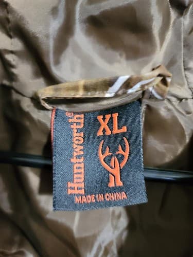 Huntworth Camouflage Hooded Hunting Jacket Men's Extra Large XL #F78p - Thumbnail 3