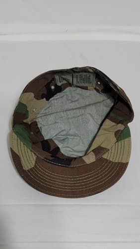 US Army Patrol Cap (SIZE: 7) BDU Camouflage Hot weather Style #87n - Thumbnail 6