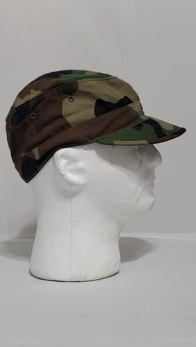 US Army Patrol Cap (SIZE: 7) BDU Camouflage Hot weather Style #87n - Thumbnail 2