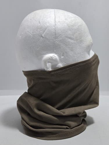 Military Clothing Issued Brown/Tan Neck Gaiter NSN:8440-01-387-8509 #G75g - Thumbnail 2