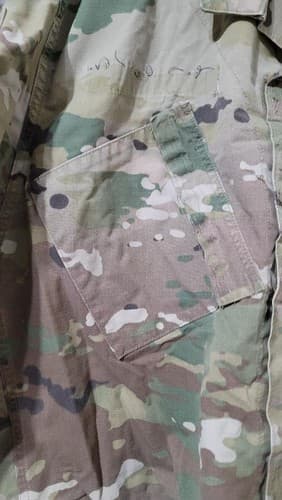 US Military OCP Multicam Combat Uniform Jacket Coat Medium Short #23b - Thumbnail 3