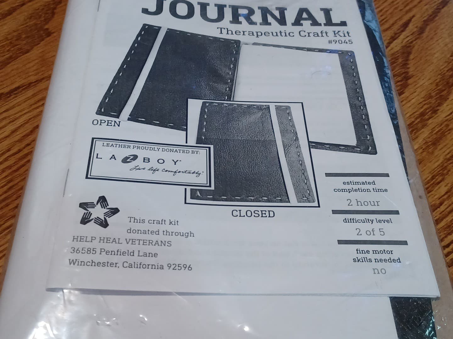 Therapeutic Craft Kit #9045 - Large Journal - NIP - Thumbnail 3