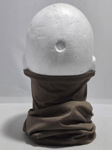 Military Clothing Issued Brown/Tan Neck Gaiter NSN:8440-01-387-8509 #G75g - Thumbnail 3