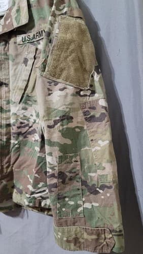US Military OCP Multicam Combat Uniform Jacket Coat Medium Short #23b - Thumbnail 6