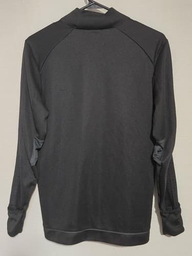 Adidas Men’s Track pullover, Black, Size Large, Athletic Training Top #S24s - Thumbnail 2