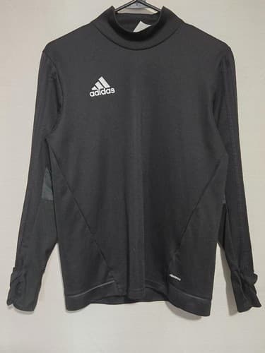 Adidas Men’s Track pullover, Black, Size Large, Athletic Training Top #S24s