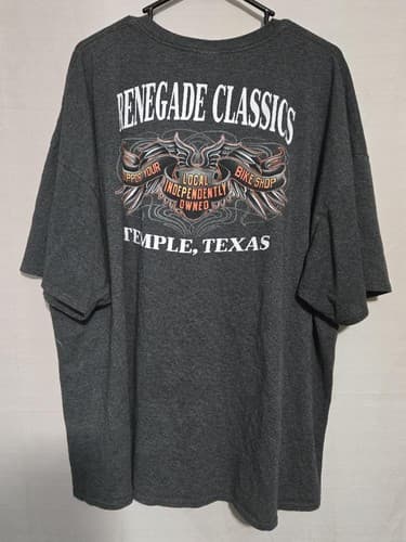 Delta Pro Weight T-Shirt Mens 3XL Short Sleeve Gray Renegade Classics VGC #S27s - Thumbnail 2