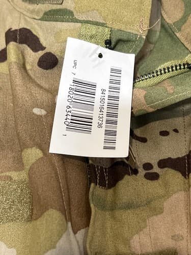 US Army A2CU Aircrew Multicam Jacket Large Long – Flame Resistant Combat Coat - Thumbnail 9