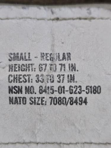 USGI OCP Multicam ACU Jacket Small Regular NSN 8415-01-623-5180 - Thumbnail 7
