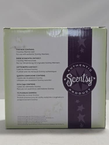 Scentsy “Faith” Replacement Warmer Dish – Brown Square Ceramic Tray #M54m - Thumbnail 3
