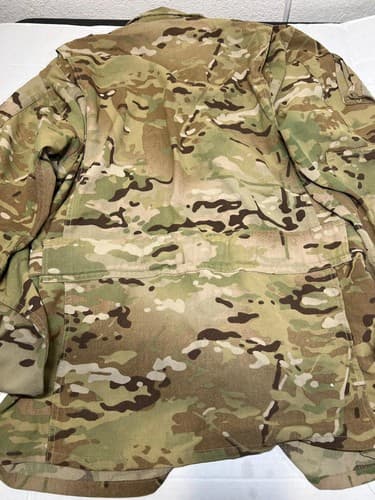 US Army A2CU Aircrew Multicam Jacket Large Long – Flame Resistant Combat Coat - Thumbnail 2
