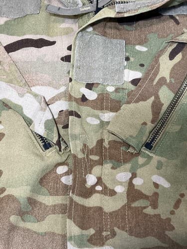 US Army A2CU Aircrew Multicam Jacket Large Long – Flame Resistant Combat Coat - Thumbnail 3