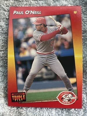 1992 Donruss Triple Play - Paul O'Neill #162 (M2) - Thumbnail 2