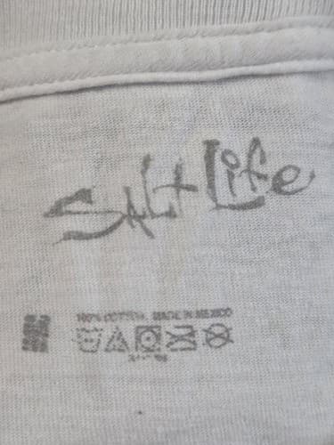Salt Life Long Sleeve T-Shirt Mens Medium Graphic Coastal Athletic Tee #S13s - Thumbnail 5