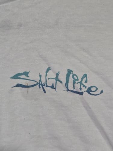 Salt Life Long Sleeve T-Shirt Mens Medium Graphic Coastal Athletic Tee #S13s - Thumbnail 2